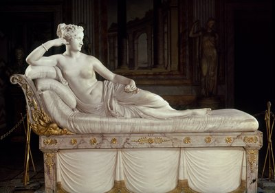 Pauline Bonaparte (1780-1825) as Venus Triumphant, c.1805-08 by Antonio Canova